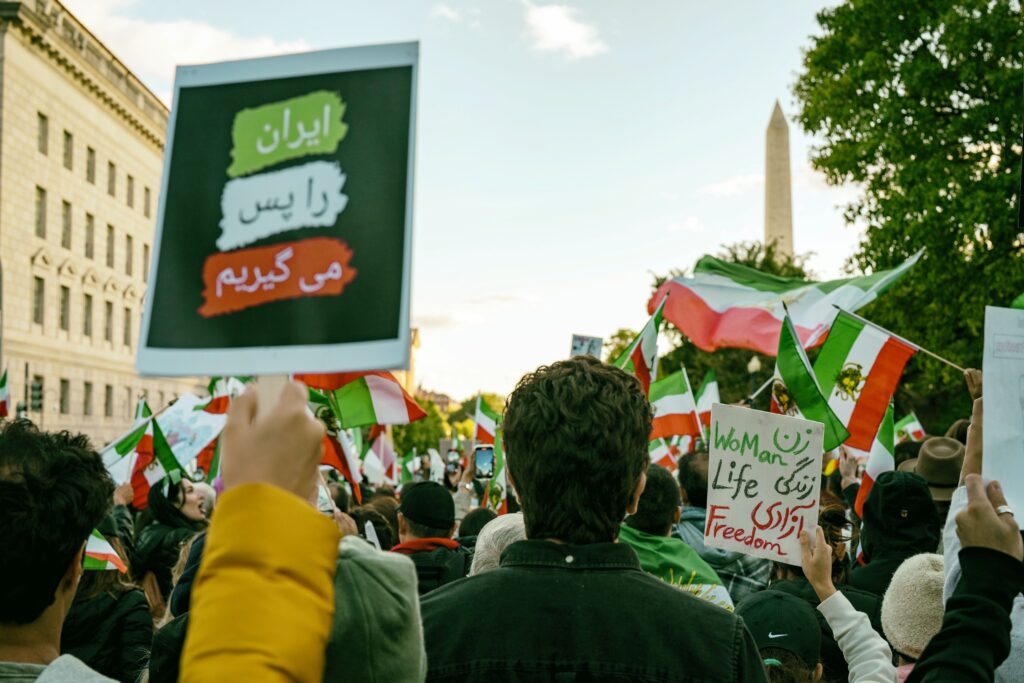 Woman Life Freedom protest - Iranian women demanding dignity and human rights
